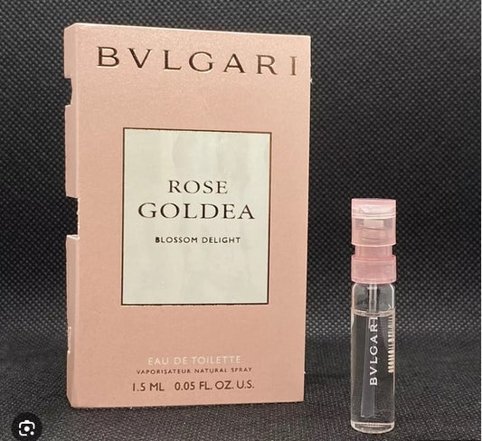 BVLGARI Rose Goldea Blossom Delight Eau de Toilette Spray  Sample 1.5ml NEW