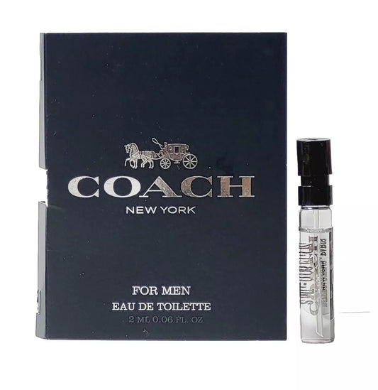 COACH NEW YORK FOR MEN EAU DE TOILETTE Spray Sample 2ml