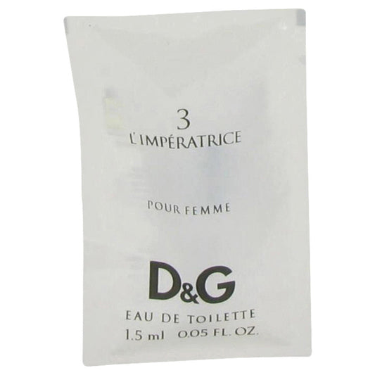 Dolce & Gabbana 3 L'IMPERATRICE Eau de Toilette Spray Sample 1.5ml