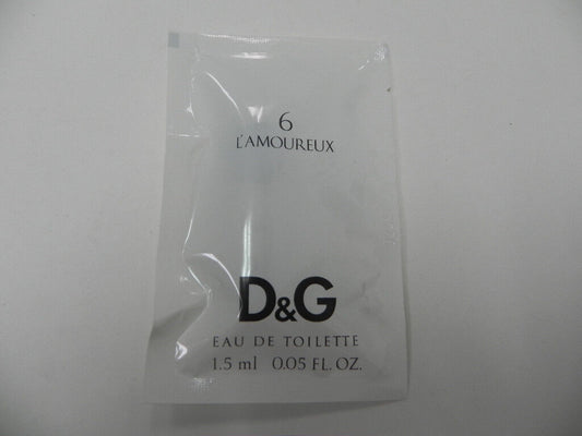 Dolce & Gabbana 6 L'AMOUREUX Eau de Toilette Spray Sample 1.5ml