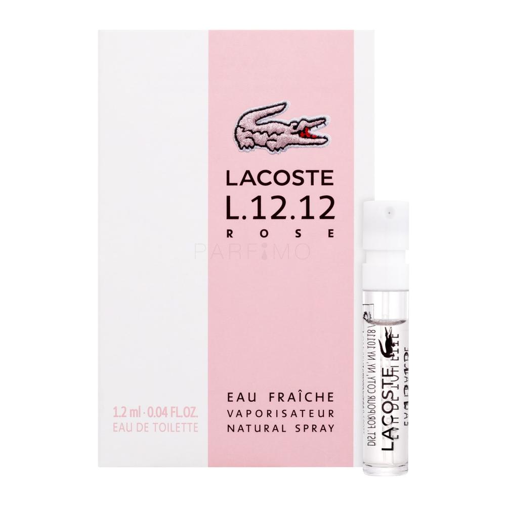 Lacoste L.12.12 Rose Eau Fraiche Eau de Toilette Spray Sample 1.2ml