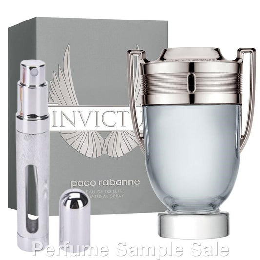 Paco Rabanne Invictus Eau de Toilette 12ml Sample in Big Travel Atomiser Spray