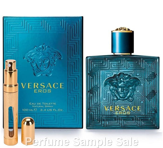 Versace Eros Eau de Toilette 12ml Sample in Big Travel Atomiser Spray