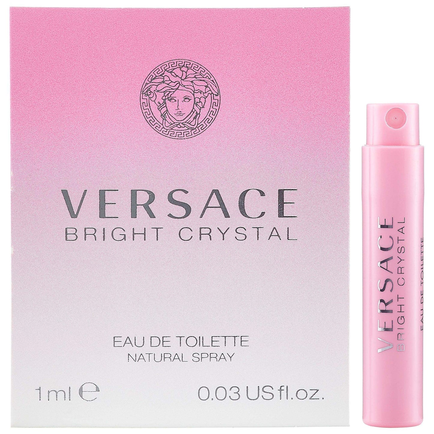 VERSACE BRIGHT CRYSTAL EAU DE TOILETTE Spray Sample 1ml